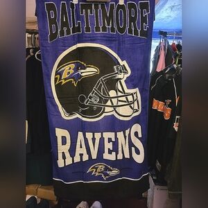 Baltimore Ravens NFL 60X30 BEACH TOWEL OFFICIAL NFL
